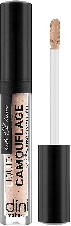 Korektor do twarzy - Dini Liquid Camouflage High Coverage Concealer — Zdjęcie N1