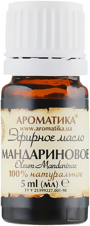 100% naturalny olejek eteryczny Mandarynka - Aromatika — Zdjęcie N1