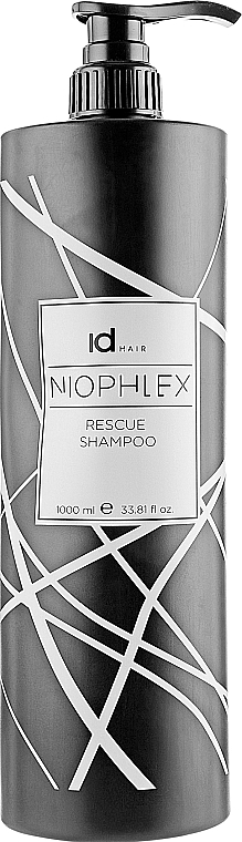 Szampon z efektem glow do wszystkich rodzajów włosów - IdHair Niophlex Rescue Shampoo — Zdjęcie N3