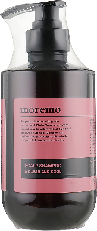 Oczyszczający szampon do włosów - Moremo Scalp Shampoo Clear And Cool — Zdjęcie N1