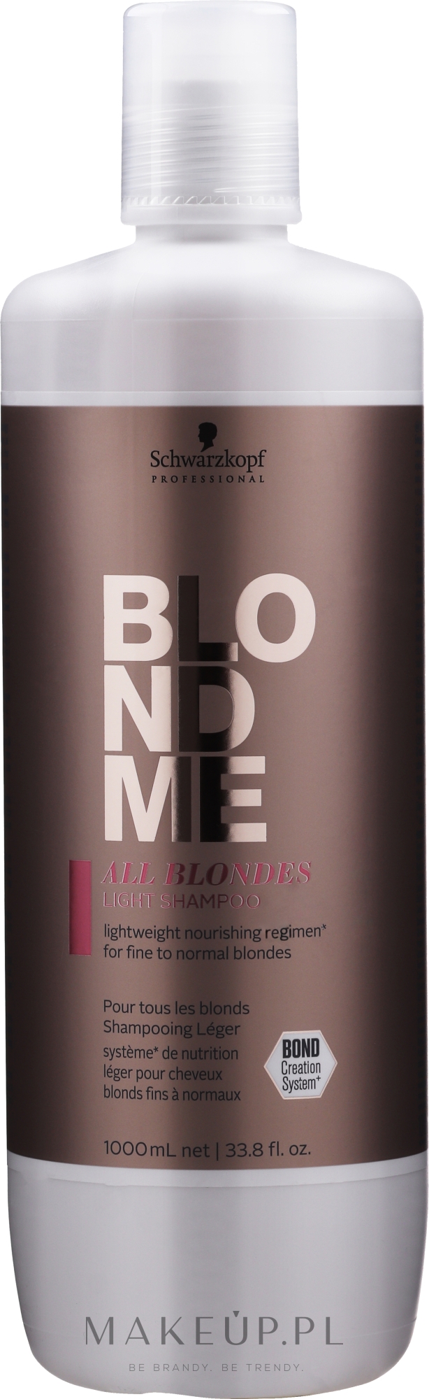Szampon do cienkich włosów blond - Schwarzkopf Professional Blondme All Blondes Light Shampoo — Zdjęcie 1000 ml
