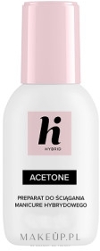 Preparat do usuwania lakieru hybrydowego - Hi Hybrid Acetone — Zdjęcie 50 ml