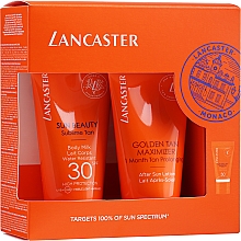 Kup Zestaw - Lancaster Sun Beauty Gift Set SPF 30 (b/milk/50ml + b/lot/50ml + f/cr/3ml)