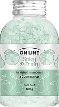 Sól do kąpieli Pikantnie i owocowo - On Line Spicy&Fruity Bath Salt  — Zdjęcie N1