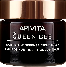 Przeciwstarzeniowy krem do twarzy na noc - Apivita Queen Bee Holistic Age Defense Night Cream — Zdjęcie N2