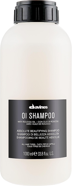 Upiększający szampon do wszystkich rodzajów włosów - Davines Oi Absolute Beautifying Shampoo With Roucou Oil — Zdjęcie N3