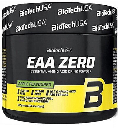 Kompleks aminokwasów w proszku Jabłko - BioTechUSA EAA Zero Apple Essential Amino Acid Drink Powder — Zdjęcie N1