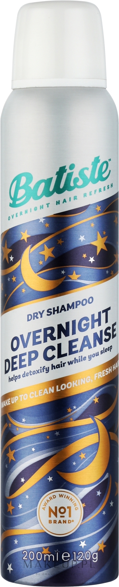 Suchy szampon do włosów - Batiste Overnight Deep Cleanse Dry Shampoo — Zdjęcie 200 ml