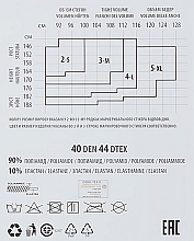 Rajstopy damskie Like 40 Den, karmel - Giulia — Zdjęcie N3