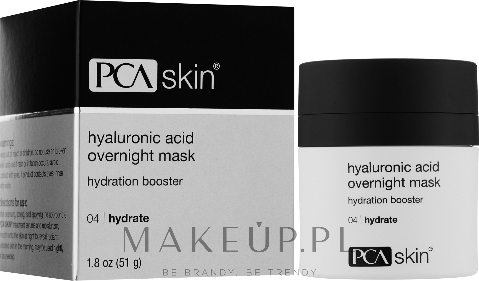Maska do twarzy na noc - PCA Hyaluronic Acid Overnight Skin Care Face Mask — Zdjęcie 51 g
