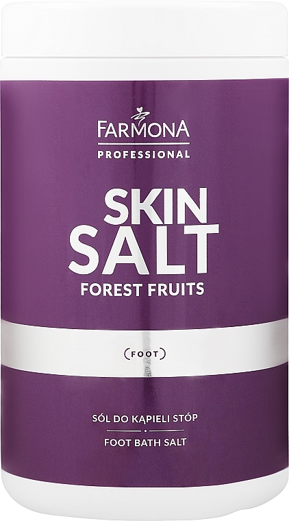 Sól do kąpieli stóp z owocami leśnymi - Farmona Professional Skin Salt Forest Fruits Foot Bath Salt — Zdjęcie N1
