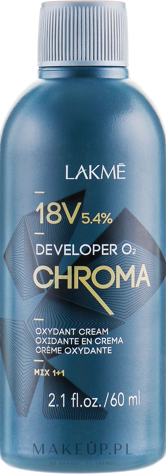 Oksydant w kremie 5,4% (18 vol.) - Lakmé Chroma Developer 02 Oxydant Cream — Zdjęcie 60 ml