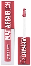 Matowa szminka w płynie - Bellaoggi Mat Affair 12H Liquid Lipstick — Zdjęcie N2