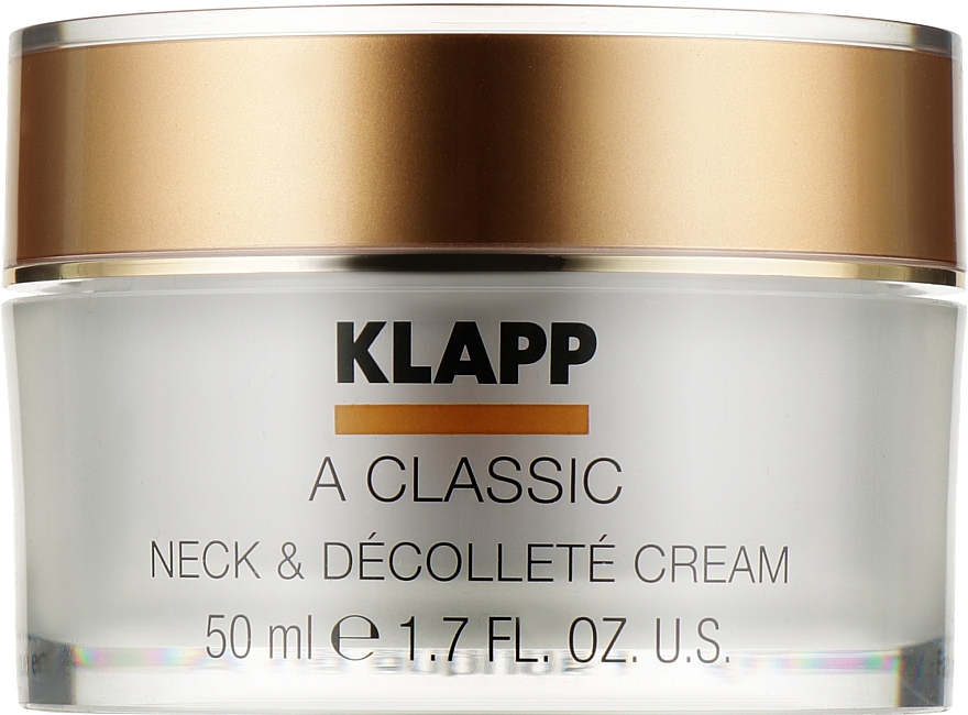 Krem na szyję i dekolt - Klapp A Classic Neck & Decollete Cream — Zdjęcie N1