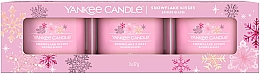 Mini świeczka zapachowa w szkle - Yankee Candle Snowflake Kisses Filled Votive — Zdjęcie N3