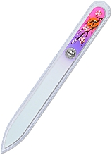 Kup Dwustronny szklany pilnik do paznokci przezroczysty, 135 mm, sakura - Bohemia Czech Glass Nail Files