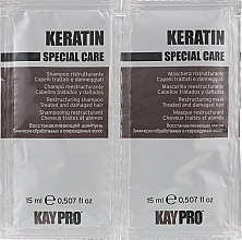 Kup Zestaw - KayPro Special Care Keratin (shmp/15ml + h/mask/15ml)