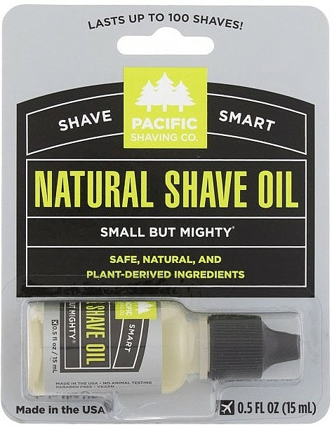 Krem do golenia - Pacific Shaving Company Shave Smart Natural Shaving Oil — Zdjęcie N1
