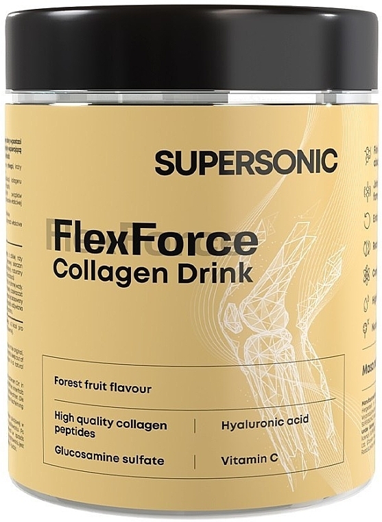 Napój kolagenowy, owoce leśne - Supersonic FlexForce Collagen Drink — Zdjęcie N1