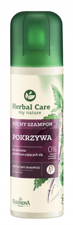 Suchy szampon do włosów przetłuszczających się Pokrzywa - Farmona Herbal Care