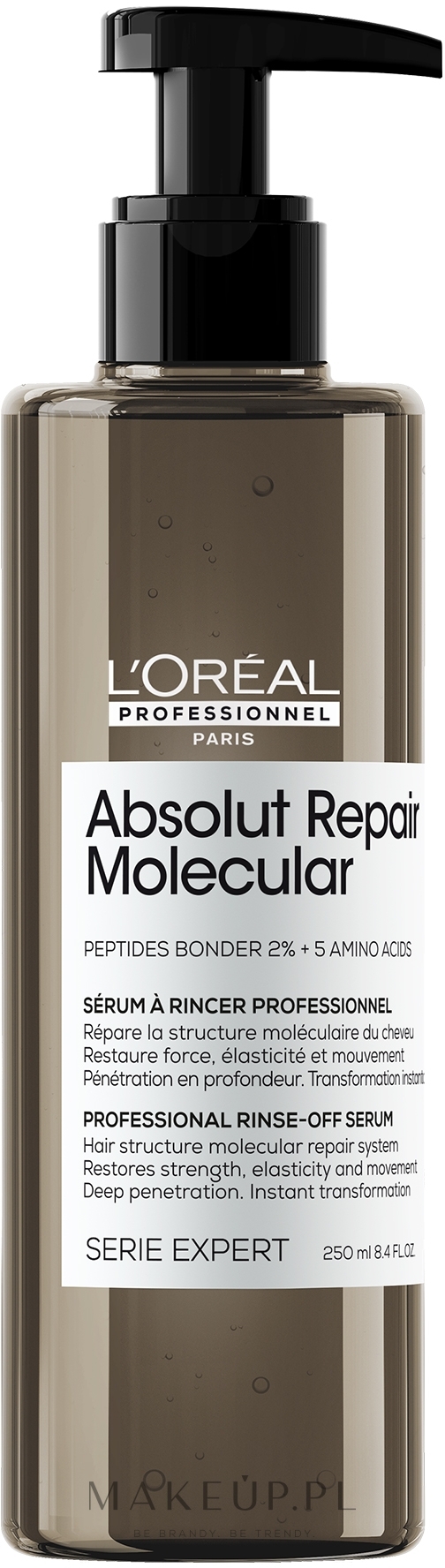 Profesjonalne serum do molekularnej odbudowy struktury zniszczonych włosów - L'Oreal Professionnel Serie Expert Absolut Repair Molecular Serum — Zdjęcie 250 ml
