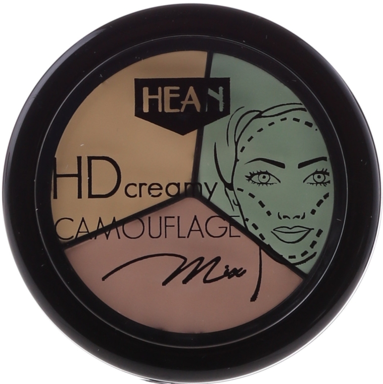 Kamuflaż-korektor do twarzy - Hean High Definition Creamy Camouflage Skin Mix — Zdjęcie N1