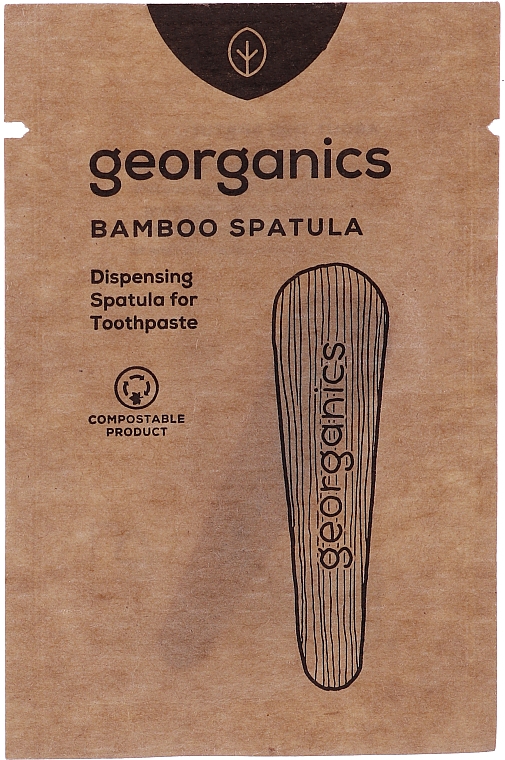 Bambusowa szpatułka do pasty do zębów - Georganics — Zdjęcie N1