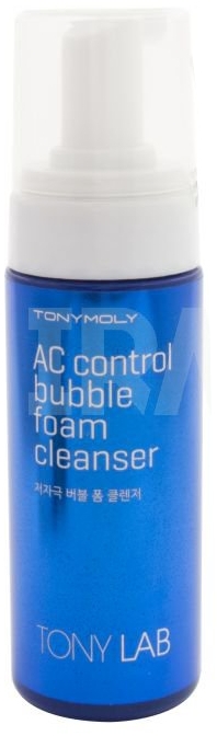 Bąbelkowa pianka oczyszczająca do skóry problematycznej - Tony Moly Tony Lab AC Control Bubble Foam Cleanser