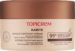 Intensywnie wzmacniająca maska do włosów z masłem shea - Topicrem Karite Intense Fortifying Mask — Zdjęcie N1