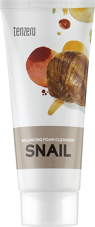 Równoważąca pianka do mycia z ekstraktem ze śluzu ślimaka - Tenzero Balancing Foam Cleanser Snail — Zdjęcie N1