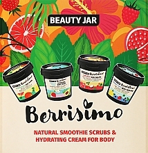 Kup Zestaw - Beauty Jar Berrisimo Hydrating Body Gift Set (b/peel/160g + b/peel/200g + b/scrub/200g + b/cr/155ml)
