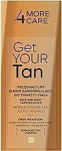 Kup Pielęgnacyjny eliksir samoopalający do twarzy i ciała - More4Care Get Your Tan! Face And Body Tanning Elixir