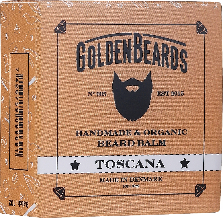 Balsam do brody Toscana - Golden Beards Beard Balm — Zdjęcie N1