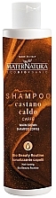 Szampon koloryzujący do włosów - MaterNatura Warm Brown Shampoo Coffee — Zdjęcie N1