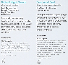 Zestaw kosmetyków do pielęgnacji twarzy - The Organic Pharmacy Night Renew Glow Kit (ser/2x30ml) — Zdjęcie N3