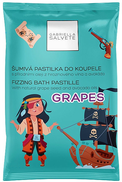 Musująca pastylka do kąpieli - Gabriella Salvete Fizzing Bath Pastille Grapes — Zdjęcie N1