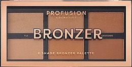 Kup Paleta bronzerów - Profusion Cosmetics Bronzer 6-Shade Bronzer Palette