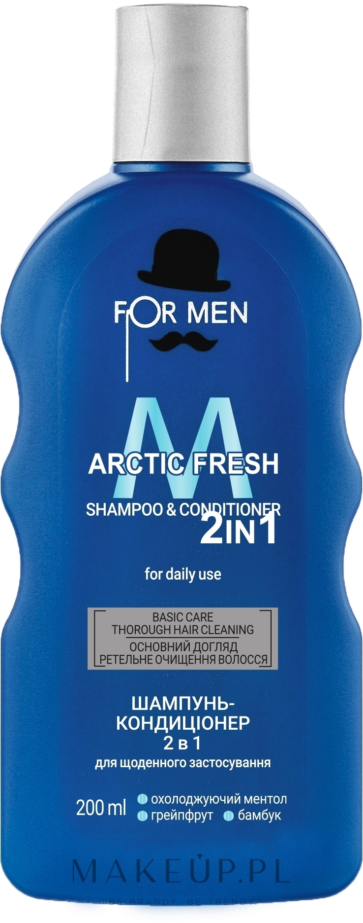 Szampon z odżywką do włosów 2w1 - For Men Arctic Fresh Shampoo — Zdjęcie 200 ml