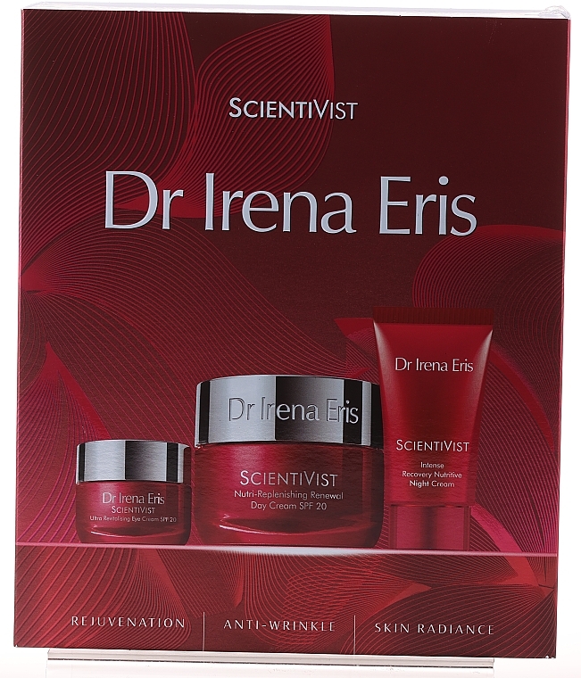 Zestaw - Dr. Irena Eris ScientiVist (d/cr/50ml + n/cr/30ml + eye/cr/15ml) — Zdjęcie N1