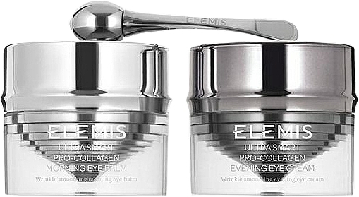 Zestaw do pielęgnacji okolic oczu - Elemis Ultra Smart Pro-Collagen Eye Duo (eye/balm/10ml + eye/cr/10ml)  — Zdjęcie N1