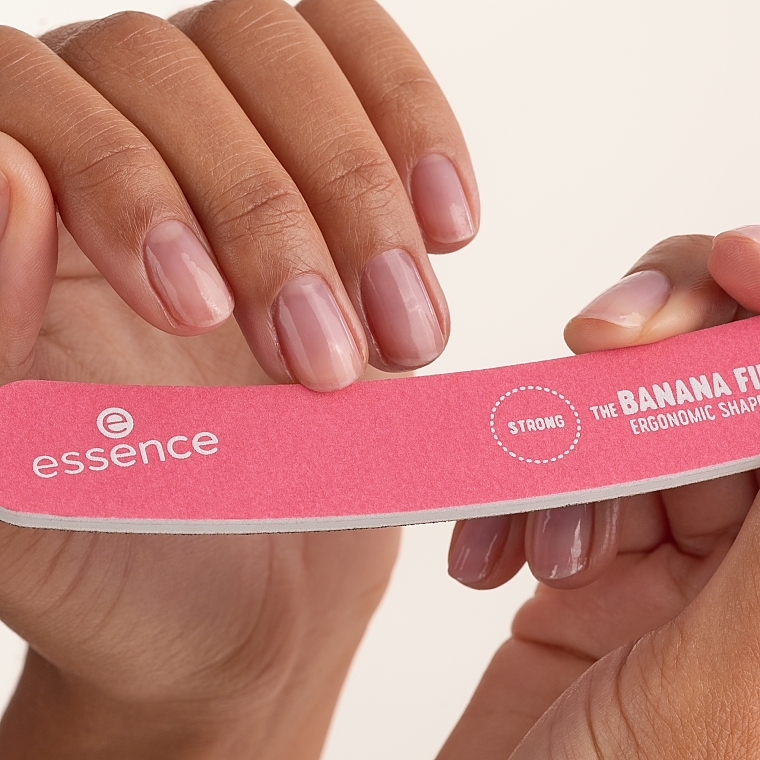 Pilnik do paznokci, różowy - Essence The Banana File — Zdjęcie N3