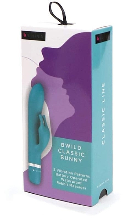 Wibrator królik, turkusowy - B Swish Bwild Classic Bunny Jade — Zdjęcie N5