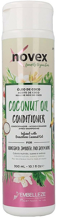 Odżywka do włosów - Novex Coconut Oil Conditioner — Zdjęcie N1