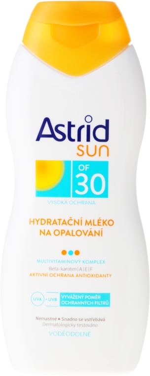 Intensywnie nawilżające mleczko do opalania SPF 30 - Astrid Sun Moisturizing Suncare Milk  — Zdjęcie N1