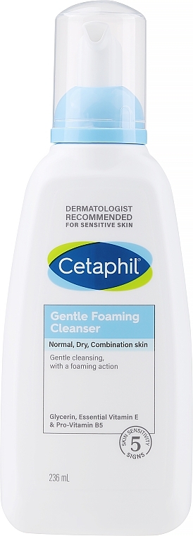 Pianka do mycia twarzy - Cetaphil Gentle Foaming Cleanser — Zdjęcie N1