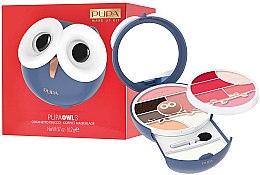 Kup Zestaw - Pupa Owl 3 Face Eyes & Lips Beauty Kit