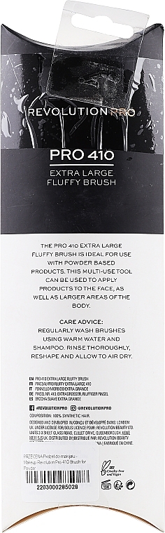 PRZECENA! Pędzel do makijażu - Makeup Revolution Pro 410 Brush for Powder * — Zdjęcie N2