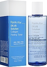 Tonik złuszczający z kolagenem - FarmStay Dr.V8 Solution Collagen Peeling Toner — Zdjęcie N3