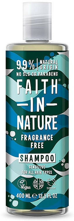Szampon bezzapachowy - Faith In Nature Fragrance Free Shampoo — Zdjęcie N1