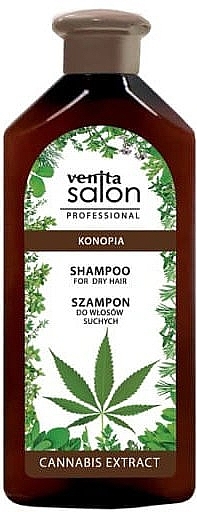 Szampon z olejem z nasion konopi do włosów suchych - Venita Salon Shampoo — Zdjęcie N1